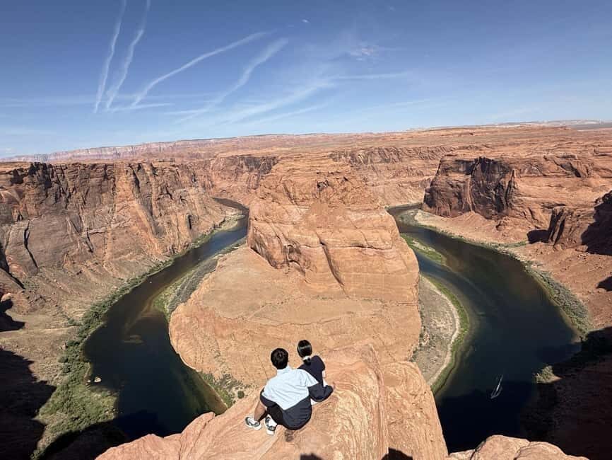 1-Day Grand Canyon Tour from Las Vegas: Stargazing & Sunrise - Horseshoe Bend: Short Walk, Big River Curve