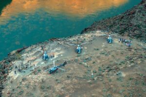 From South Rim: Grand Canyon Spirit Helicopter Tour - The Route: Kaibab Forest, Colorado River, Marble Canyon, Dragon Corridor