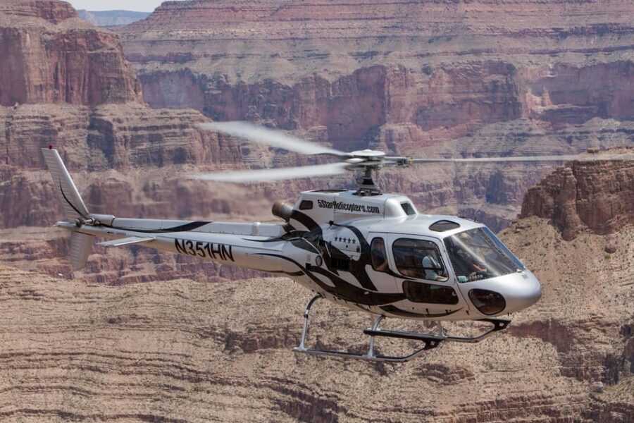 From Vegas: Grand Canyon Helicopter with Eagle Point Landing - Flying Back Over the Strip: One Last Look at Las Vegas