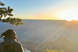 Grand Canyon, Antelope Canyon, Horseshoe Bend Tour from Las Vegas - Stargazing and Milky Way photos at Willow Beach Marina