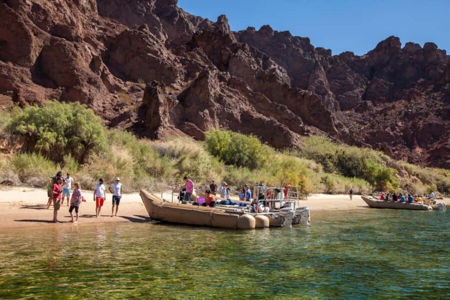 Grand Canyon Helicopter Flight & Hoover Dam River Float Raft - Colorado River rafting from Hoover Dam: 14 miles of smooth water
