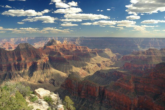 Grand Canyon Landmarks Tour by Airplane with Optional Hummer Tour - North Rim views: Kaibab Plateau and the forests that border both rims