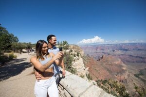 Grand Canyon National Park VIP Tour from Las Vegas - Mather Point and the short walk to Yavapai: seeing the canyon in layers