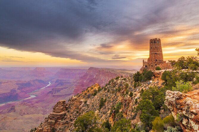 Grand Canyon South Rim Full-Day Self-Guided Tour - Desert View Drive Viewpoints: Yaki Point to Grandview Lookout Tower